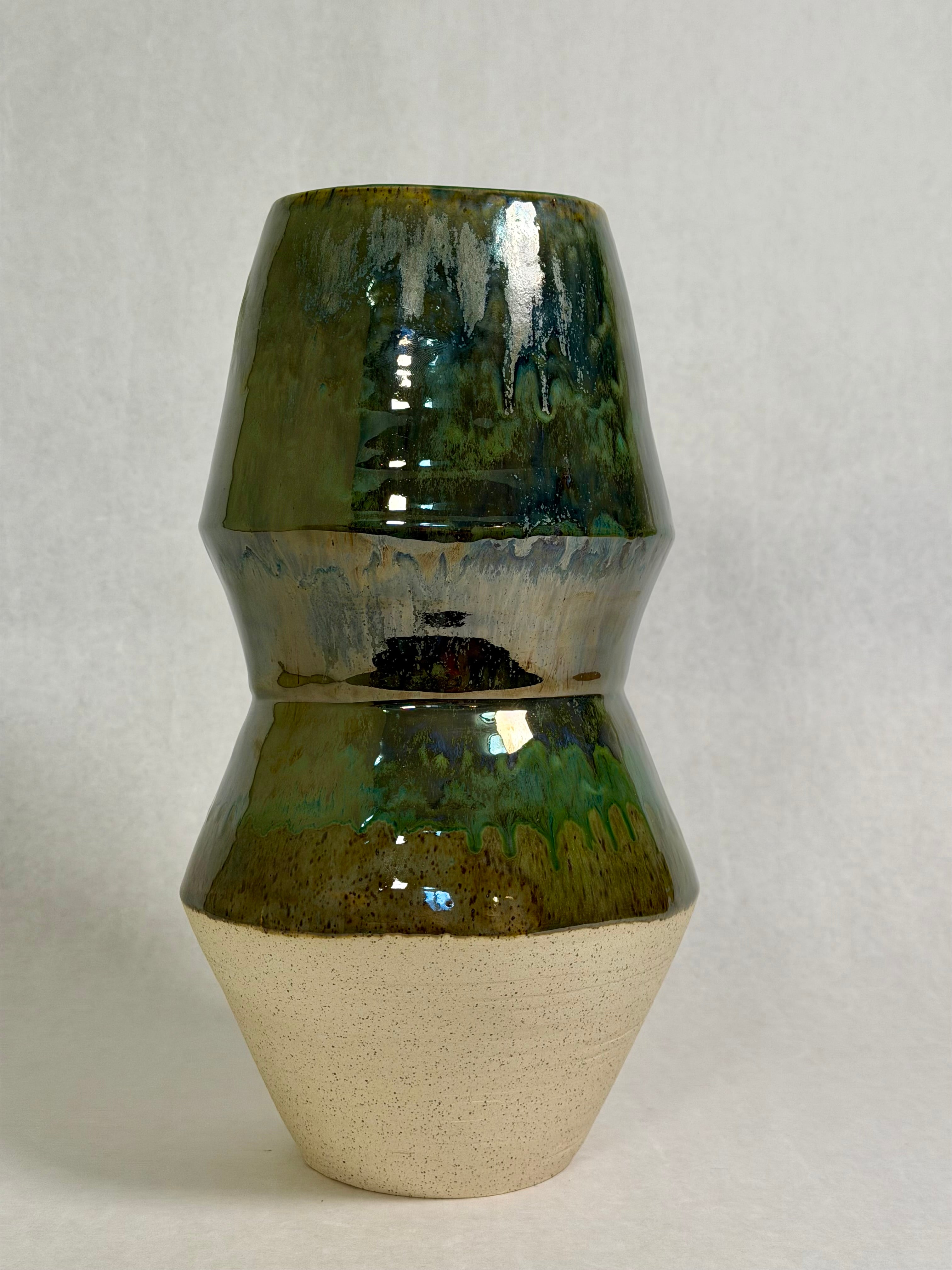 Verdant Sculptural Vessel