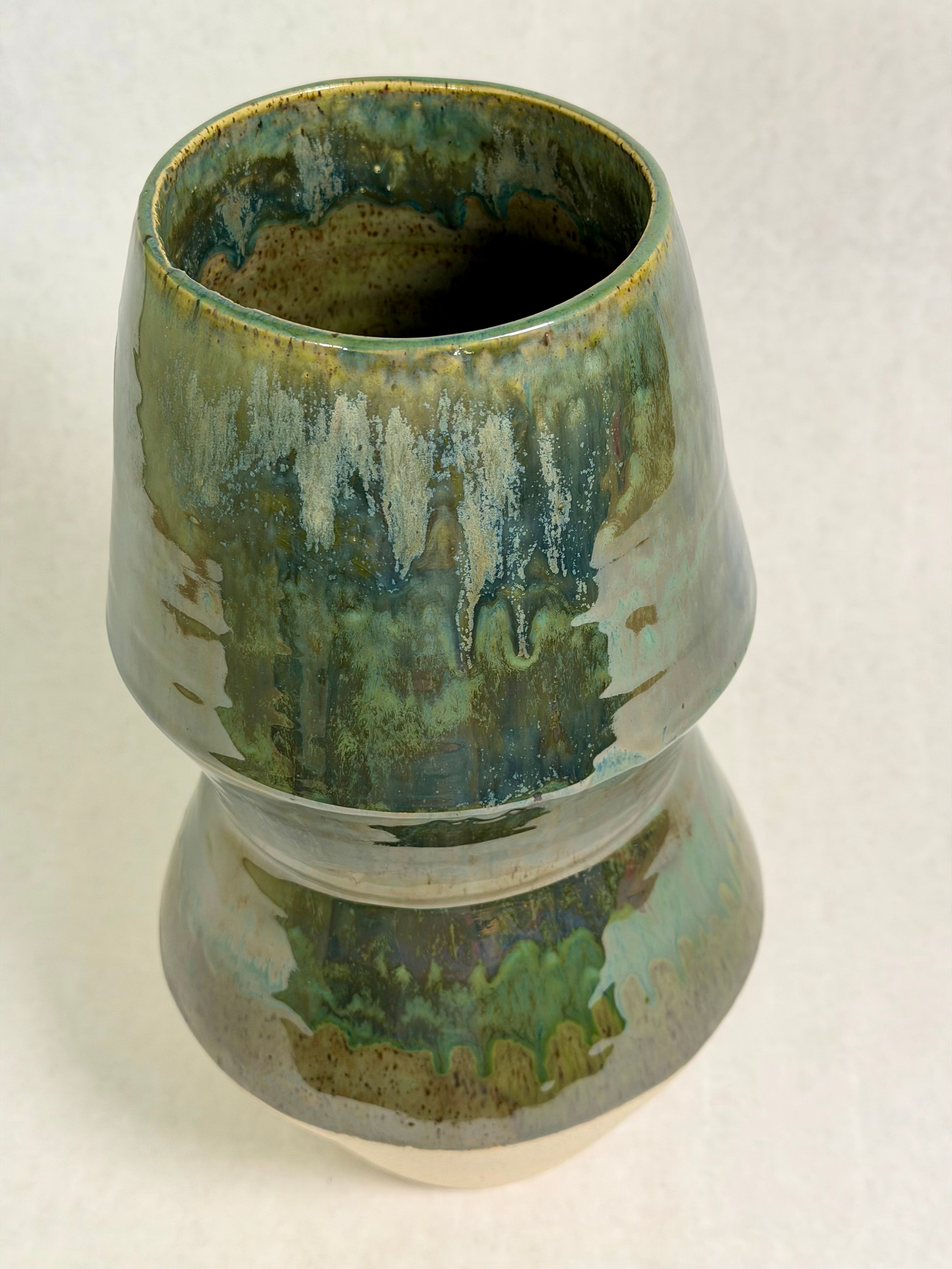 Verdant Sculptural Vessel