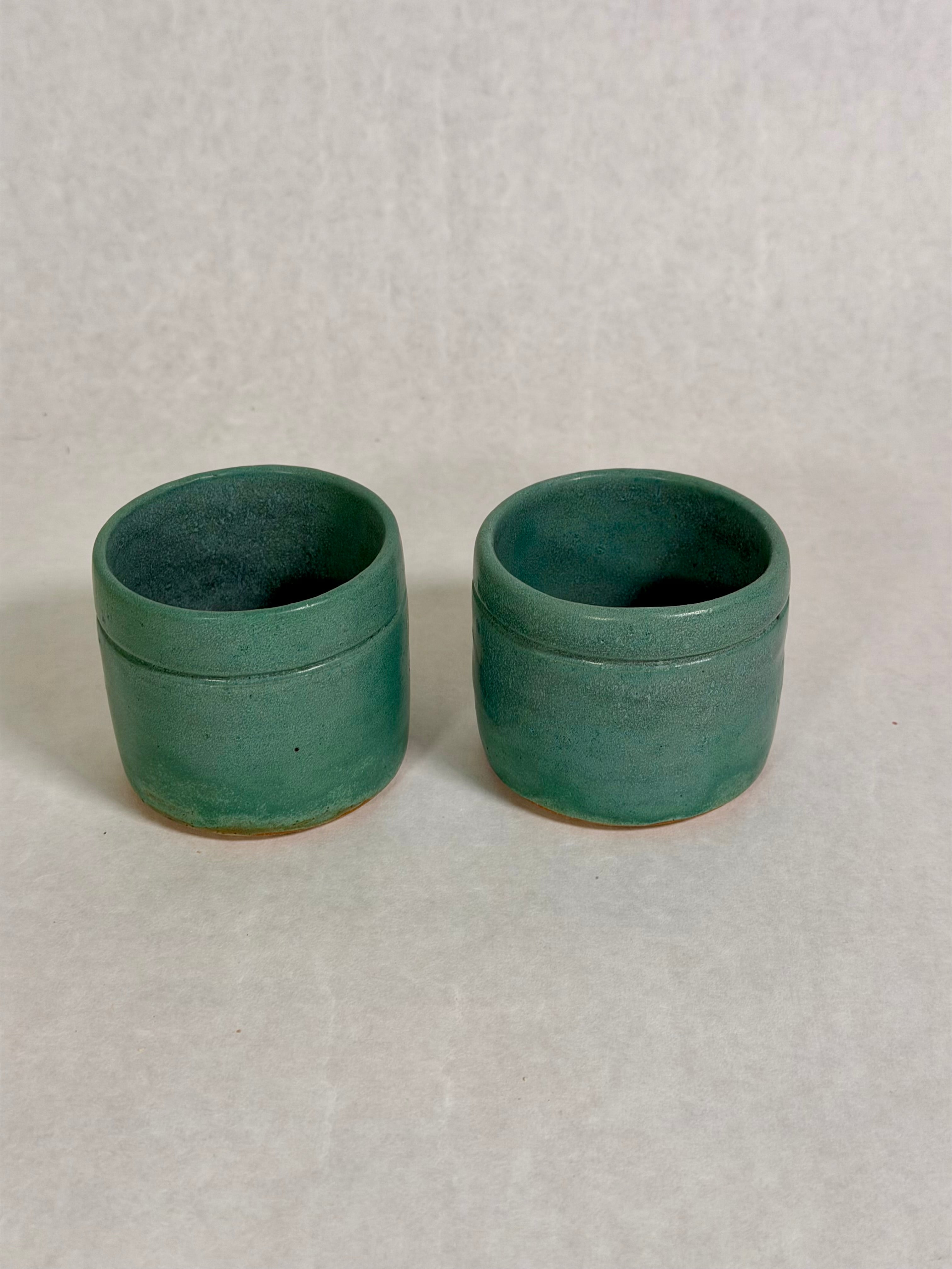 Teal Sip Cup Set (Set of 2)
