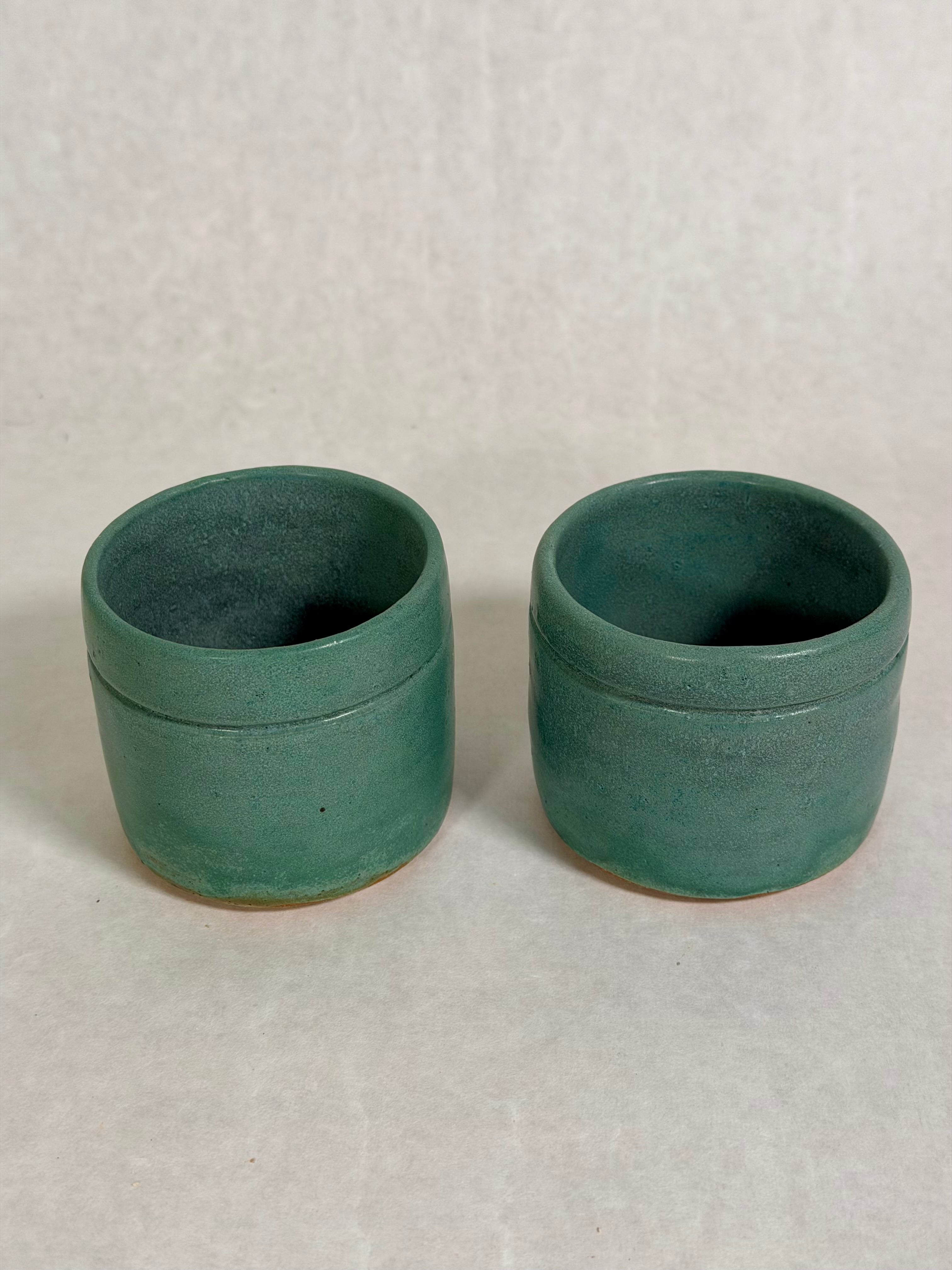 Teal Sip Cup Set (Set of 2)